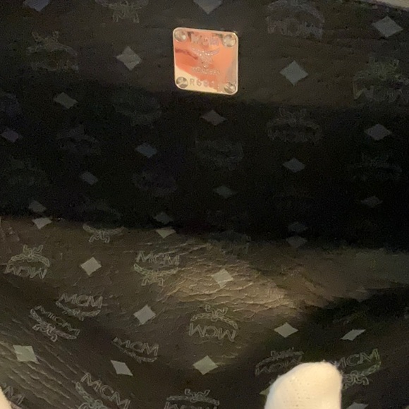 MCM Hand Tasche Clutch Bag Bronze - Picture 8 of 9